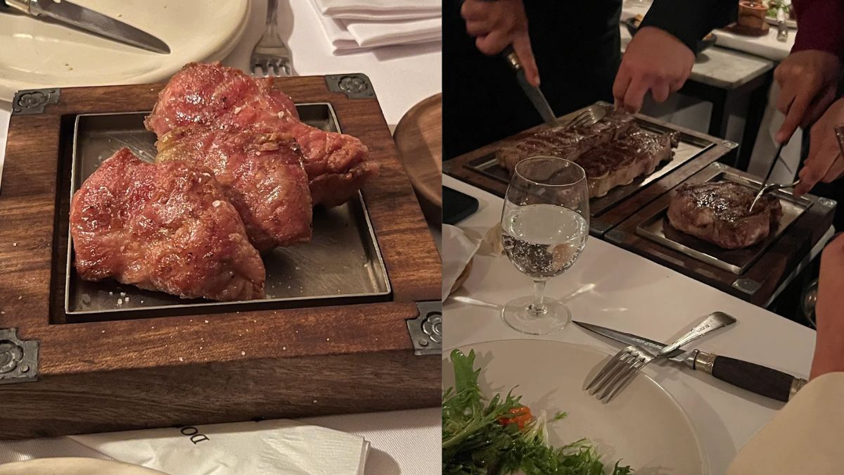 Una mujer mostró lo que comió en Don Julio. Una mujer mostró lo que comió en Don Julio.