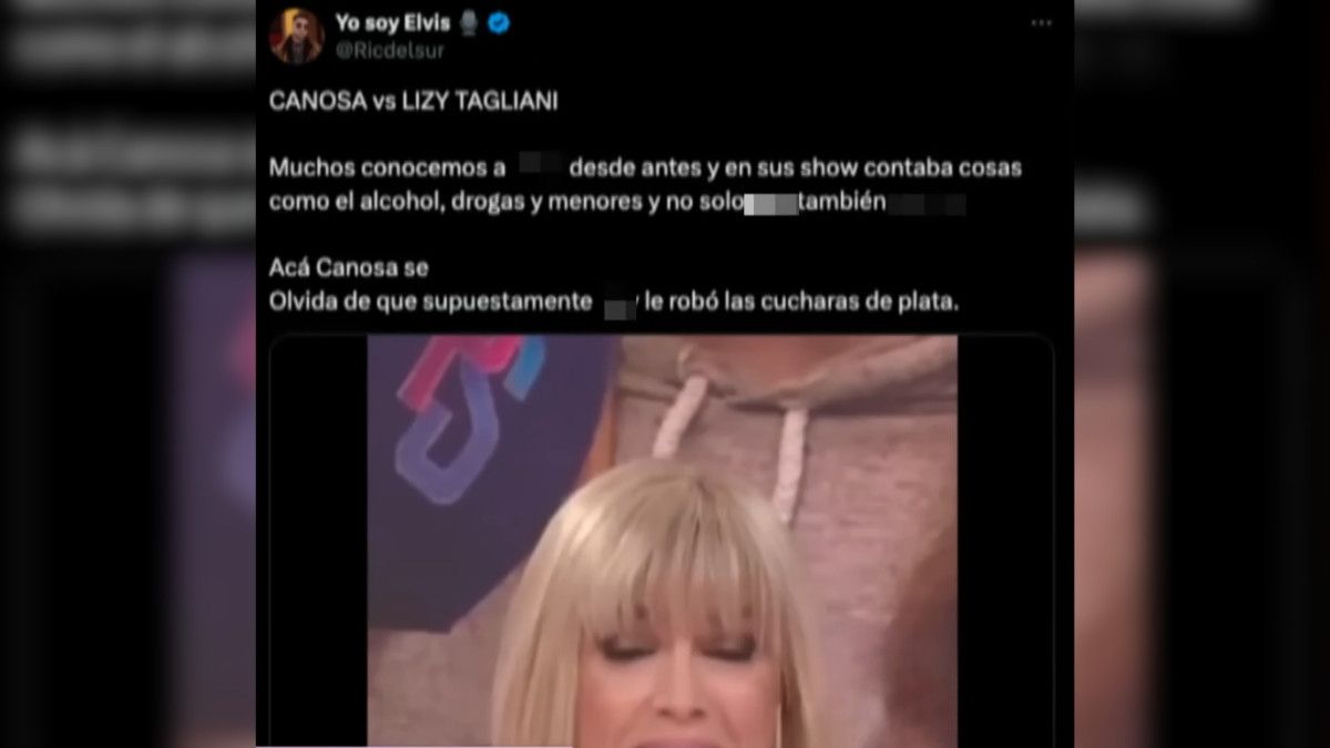 La publicación en redes sociales que incentivó a Viviana Canosa. La publicación en redes sociales que incentivó a Viviana Canosa.