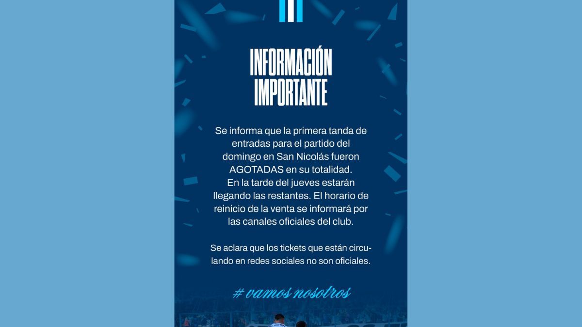 Comunicado de prensa de Atlético de Rafaela. Comunicado de prensa de Atlético de Rafaela.