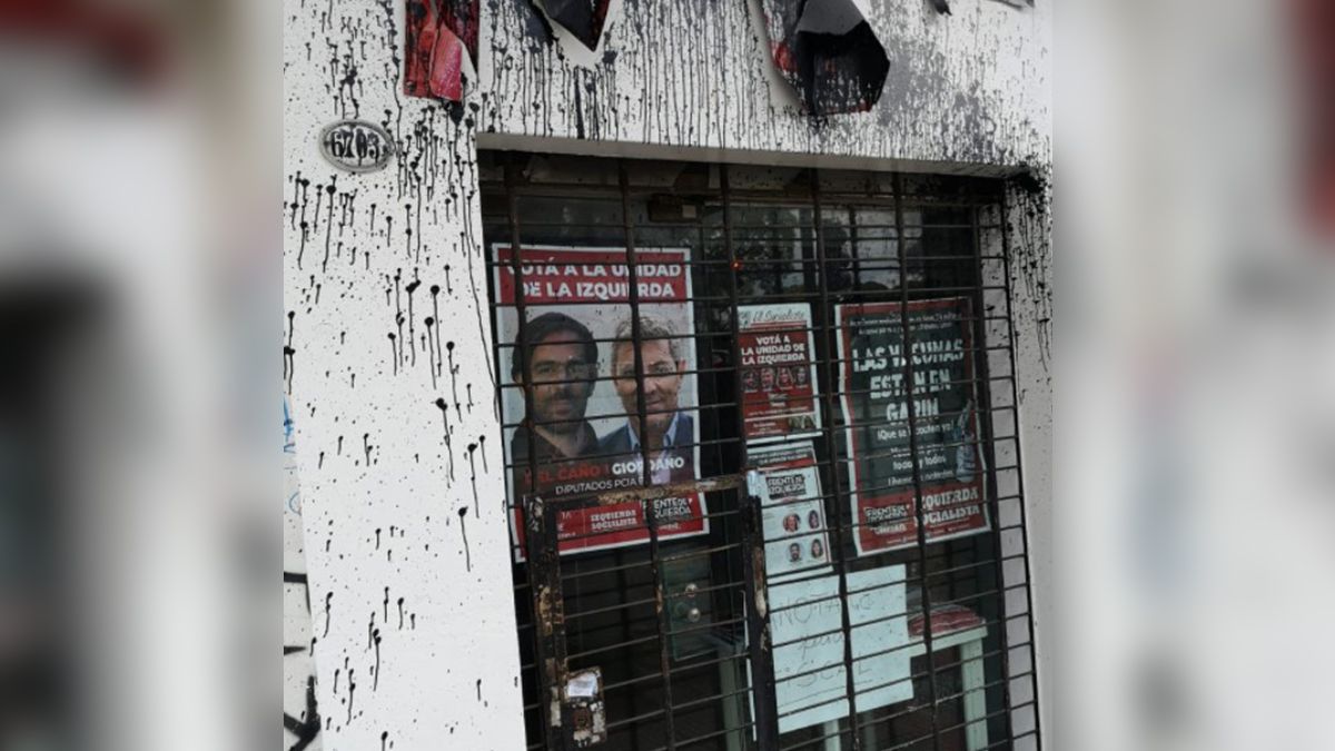Chacarita: denuncian que un local de Izquierda Socialista fue atacado por desconocidos