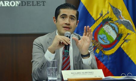 Richard Martínez Alvarado, ministro de Economía de Ecuador Richard Martínez Alvarado, ministro de Economía de Ecuador