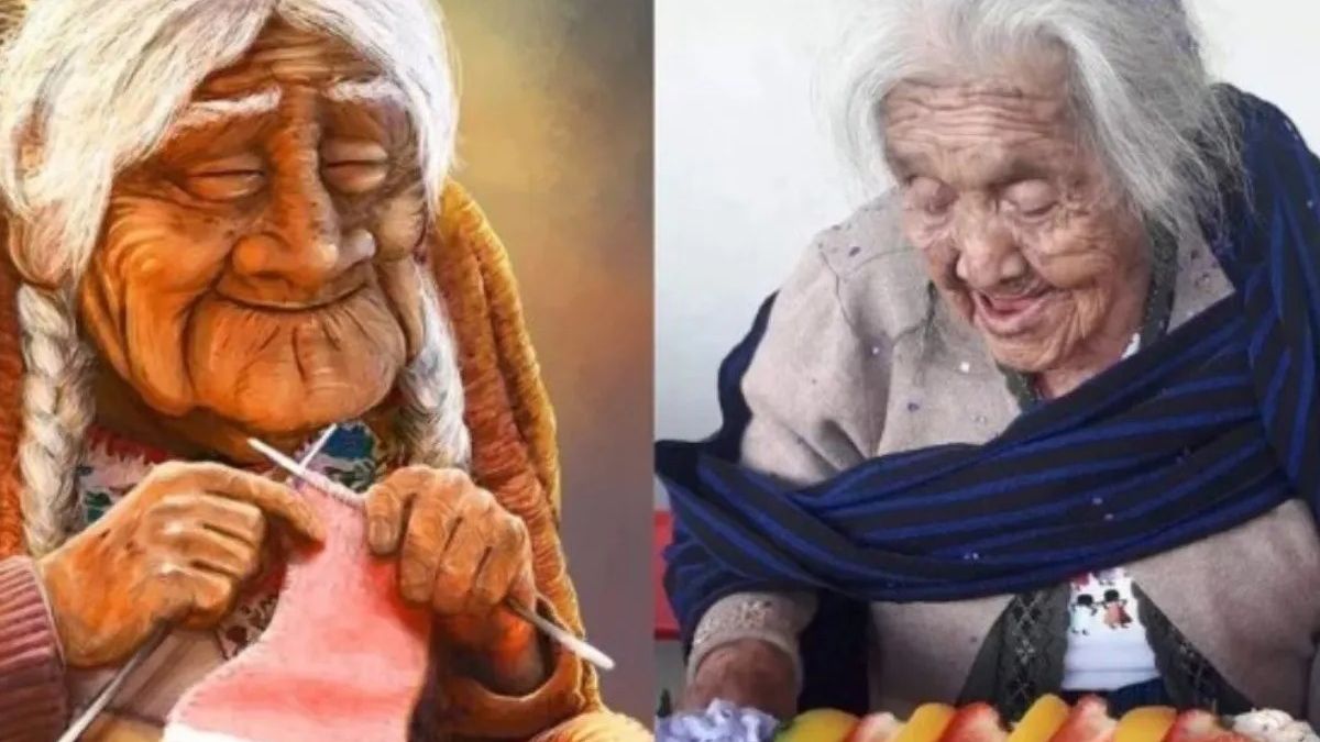 "Mamá Coco" cada día posaba junto a los turistas de Michoacán que reclamaban una foto con ella.