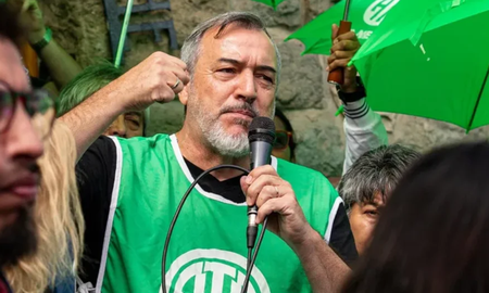 El secretario general, Rodolfo Aguiar, se refirió al aumento de la inflación, que se aceleró en diciembre al 2.8%, con un acumulado en 2025 de 31.5%. El secretario general, Rodolfo Aguiar, se refirió al aumento de la inflación, que se aceleró en diciembre al 2.8%, con un acumulado en 2025 de 31.5%.