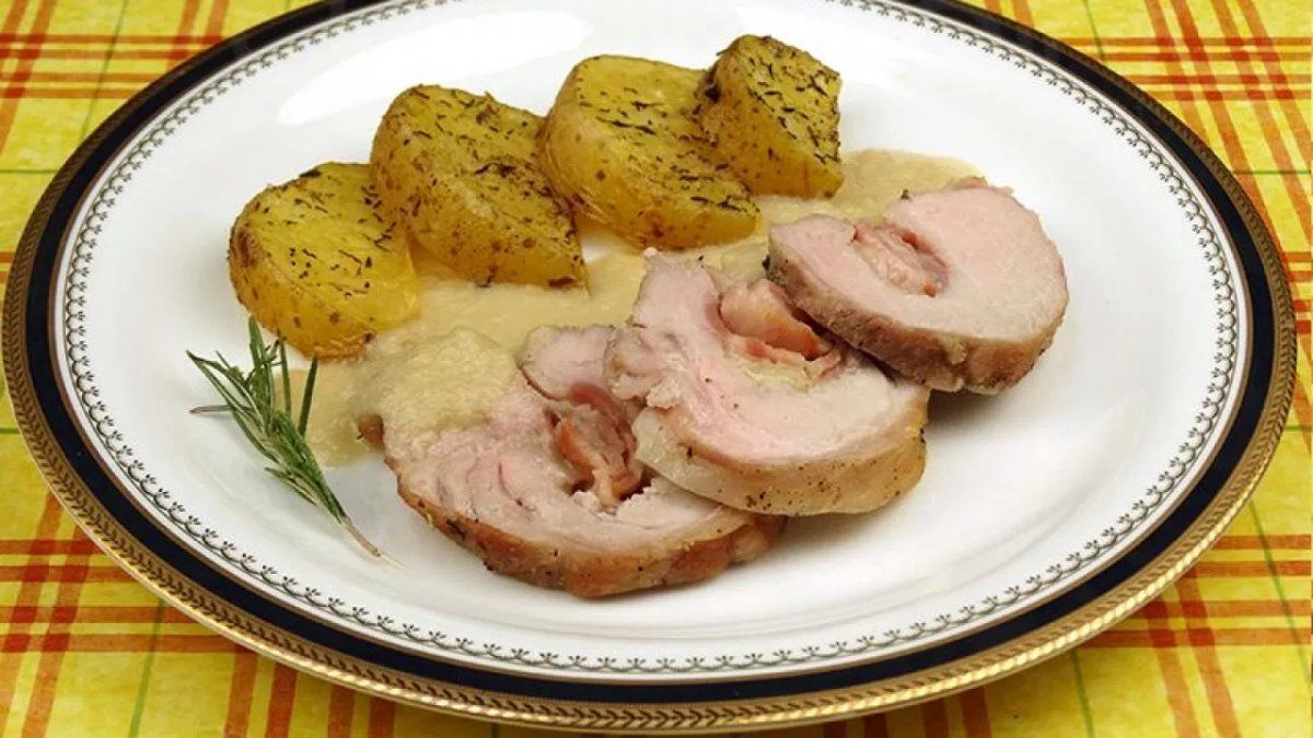 Recetas navideñas: lomo de cerdo relleno.