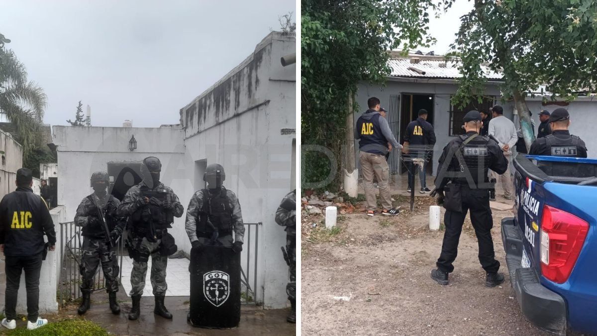 Tres detenidos tras múltiples allanamientos en Rosario&nbsp;