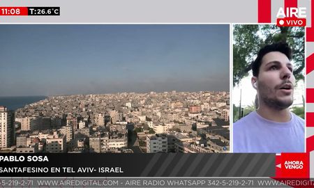 El joven recorrió las calles de Israel en vivo y mostró cómo son los refugios. El joven recorrió las calles de Israel en vivo y mostró cómo son los refugios.