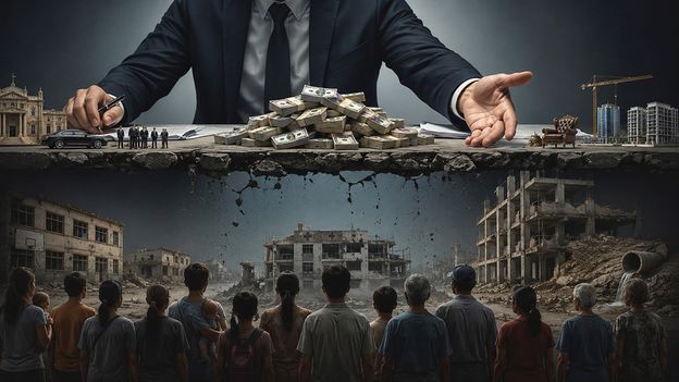 Según la ONU, cada año se paga un billón de dólares en sobornos y se roban 2,6 billones por actos de corrupción. La suma equivale a más del 5% del producto interior bruto mundial. Según la ONU, cada año se paga un billón de dólares en sobornos y se roban 2,6 billones por actos de corrupción. La suma equivale a más del 5% del producto interior bruto mundial.