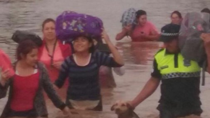 Inundaciones en Tucumán: evacuaron a más de la mitad de los vecinos de La Madrid