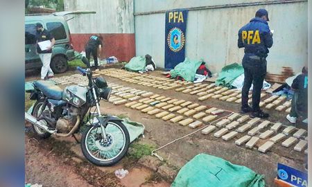 El operativo fue realizado por la PFA en pasado sábado El operativo fue realizado por la PFA en pasado sábado