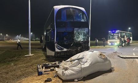 El accidente ocurrió durante el partido de la Selección Argentina contra Cabo Verde. El accidente ocurrió durante el partido de la Selección Argentina contra Cabo Verde.