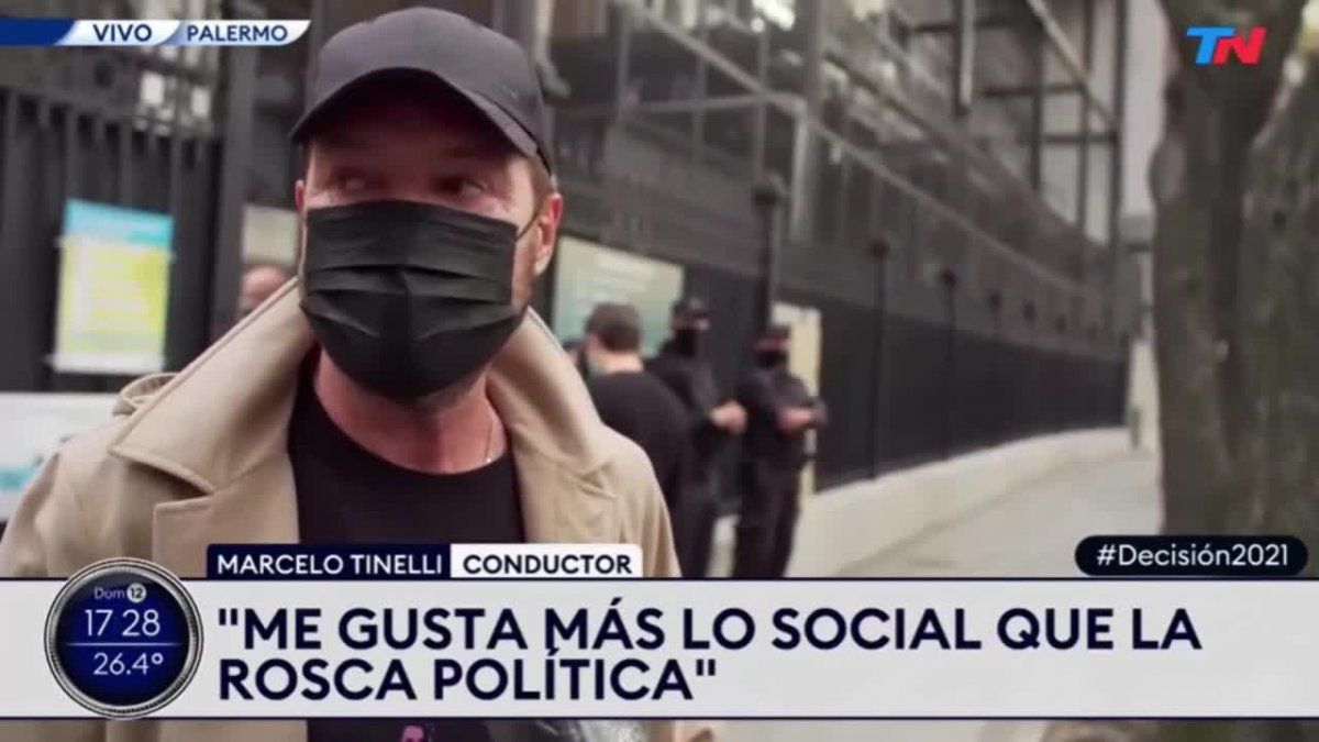 Marcelo Tinelli habló, luego de votar en las Paso 2021.