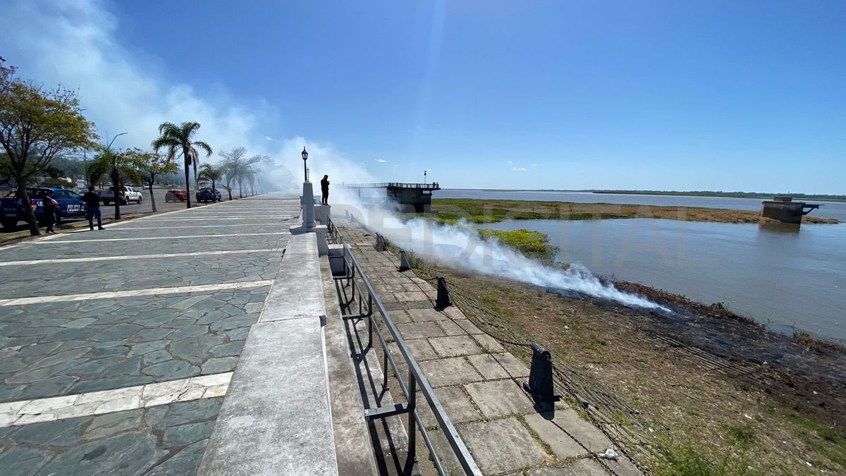 Los bomberos lograron controlar el incendio. Los bomberos lograron controlar el incendio.