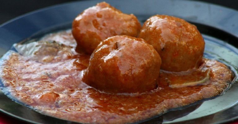 Albóndigas marineras.