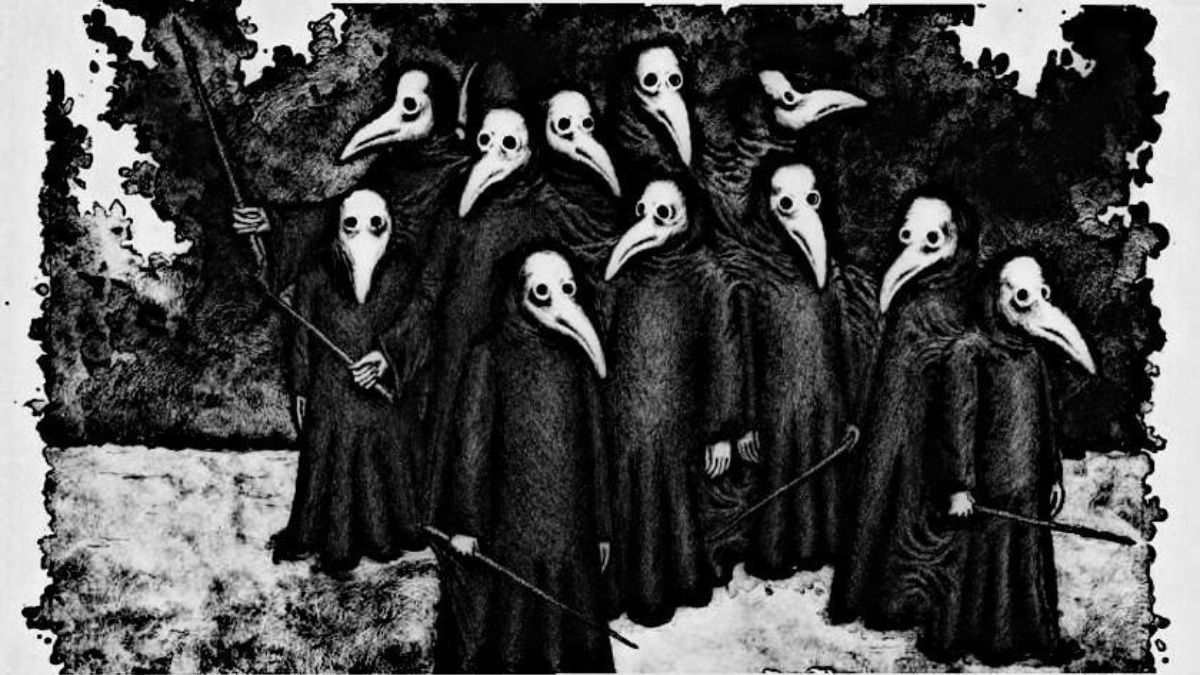 Los temibles trajes picudos de los médicos durante el brote de Peste Negra.