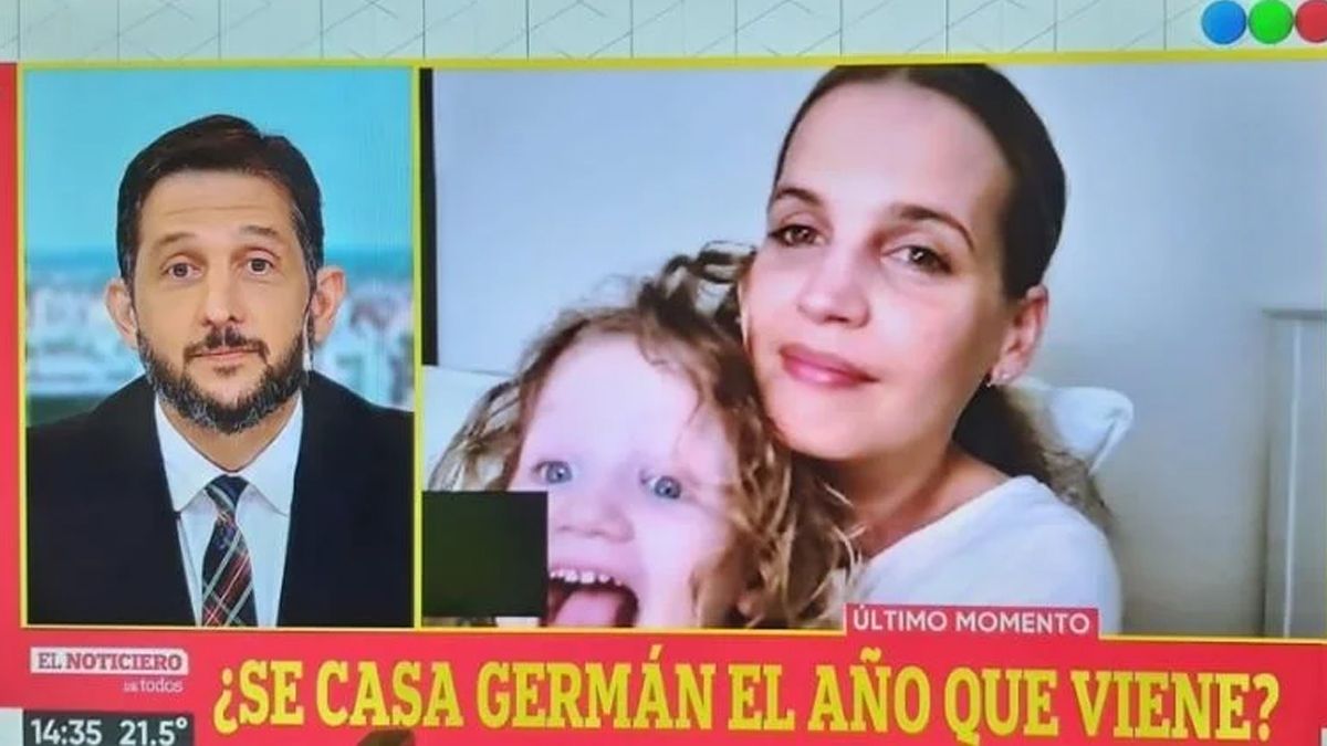 Germán Paoloski le propuso casamiento al aire a Sabrina Garciarena durante el noticiero de Telefe