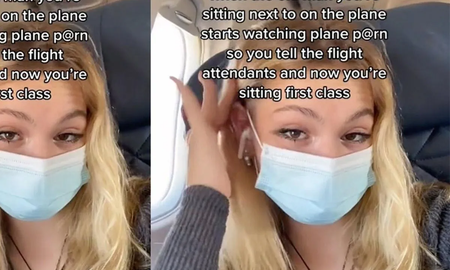 Una joven denunció que un pasajero en el avión estaba mirando pornografía y lo que sucedió después se hizo viral Una joven denunció que un pasajero en el avión estaba mirando pornografía y lo que sucedió después se hizo viral