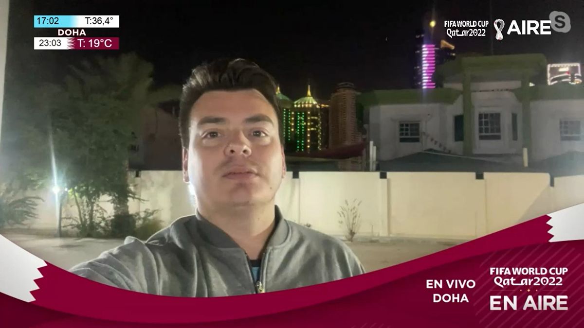 Julián Brochero desde Qatar este domingo.