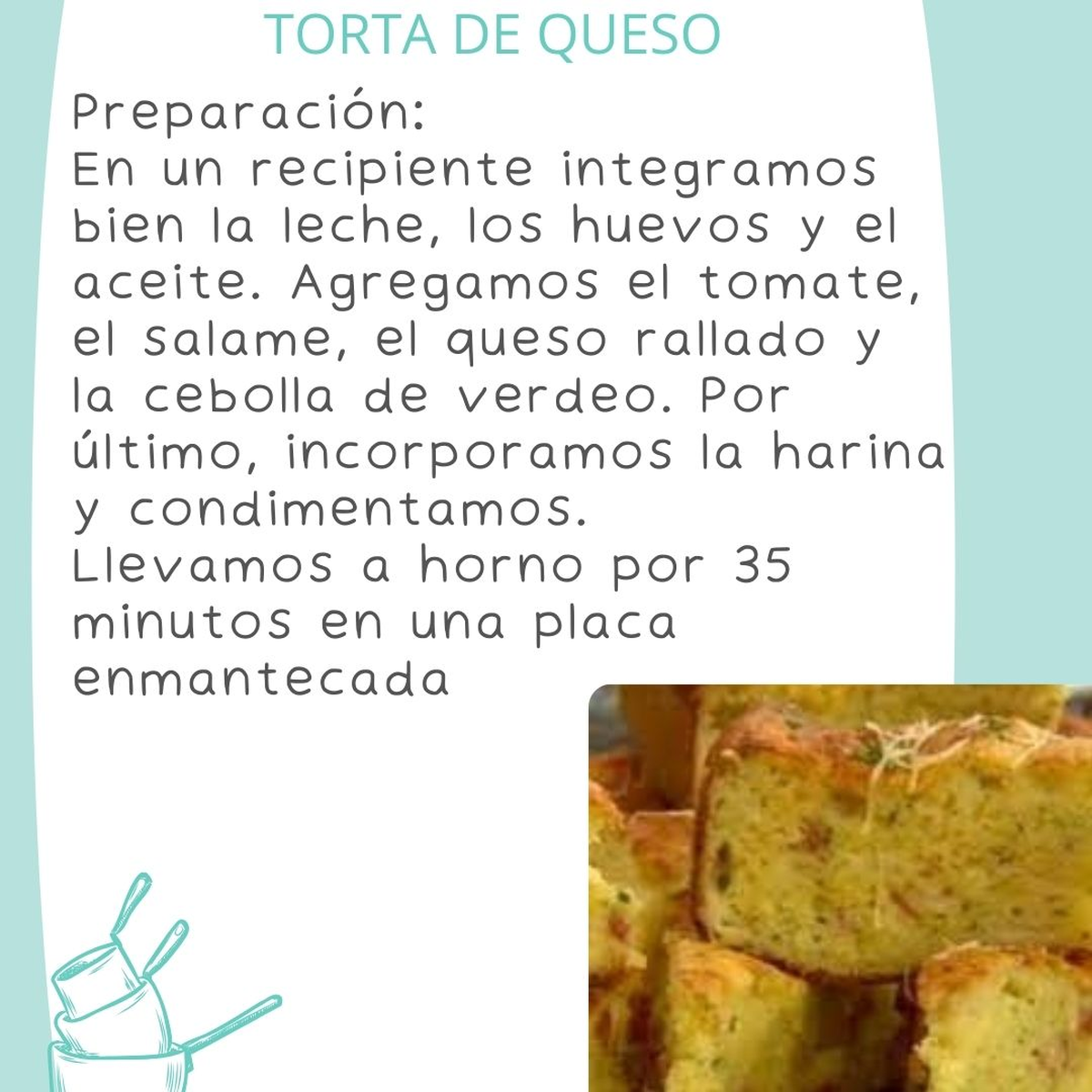 La torta de queso es una opción ideal para cocinar y disfrutar en el viaje. La torta de queso es una opción ideal para cocinar y disfrutar en el viaje. 