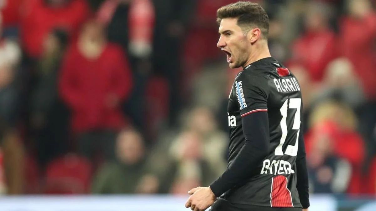 Lucas Alario le dio el triunfo agónico al Bayer Leverkusen