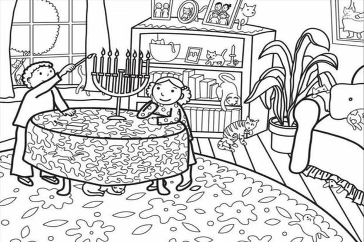 Reto visual: encontrá los gatos escondidos.