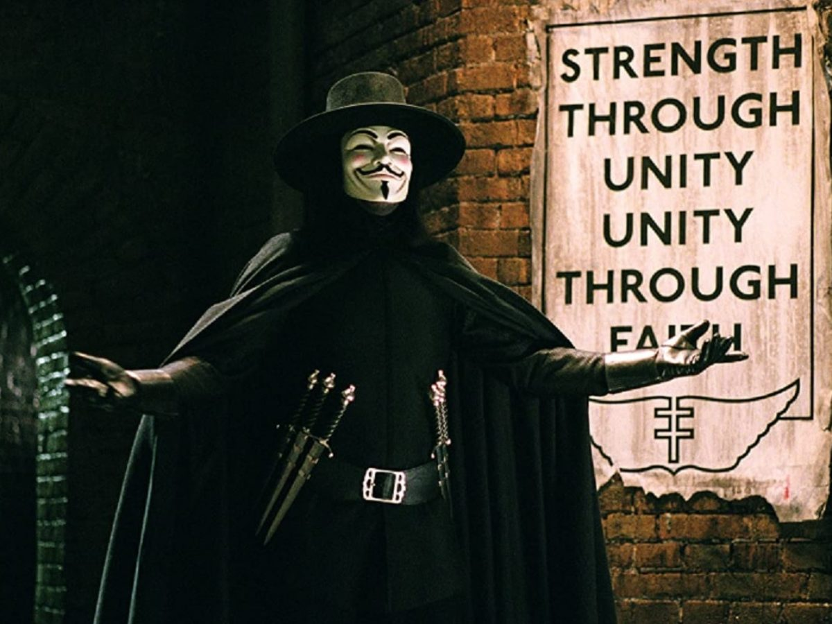 V for Vendetta movie scene