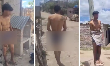 cansado de los robos, ato a un poste a los dos delincuentes que robaron su negocio en salta cansado de los robos, ato a un poste a los dos delincuentes que robaron su negocio en salta