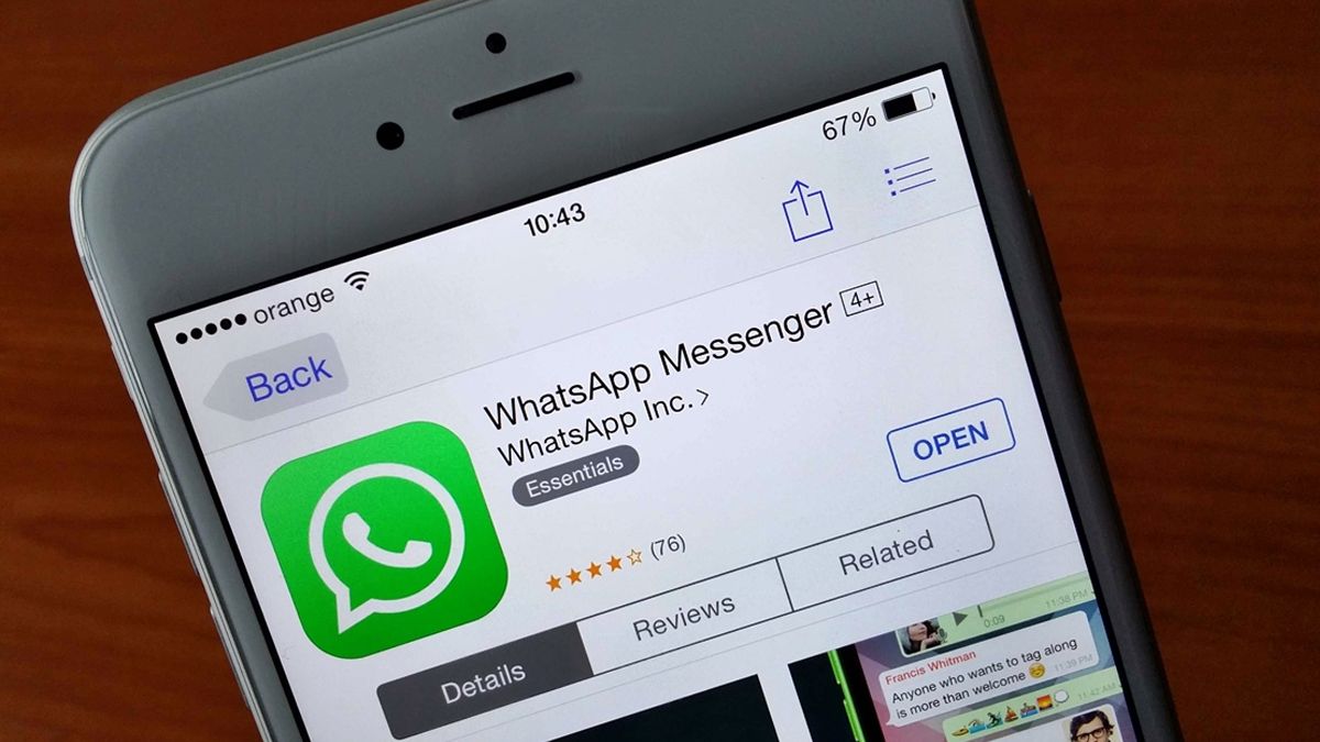 WhatsApp en Apple