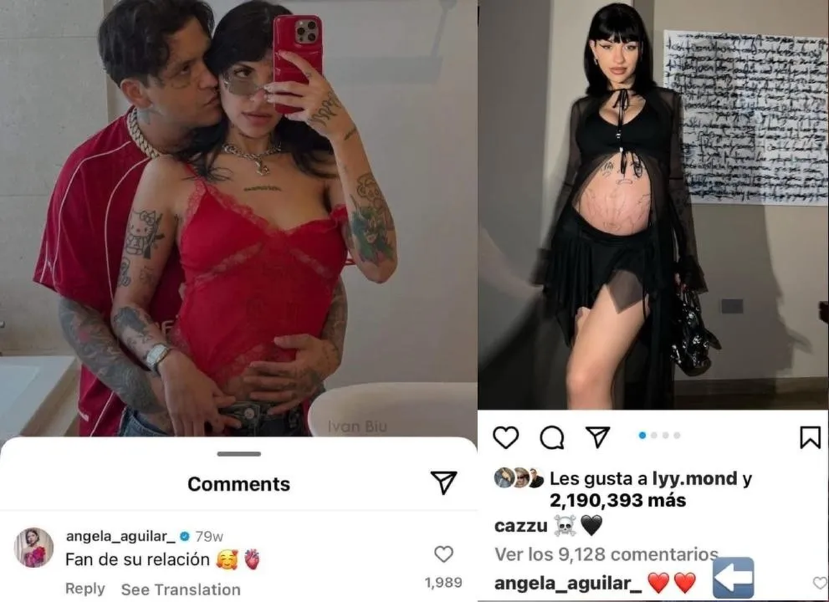 Los polémicos comentarios de Ángela Aguilar sobre la relación entre Cazzu y Christian Nodal. Los polémicos comentarios de Ángela Aguilar sobre la relación entre Cazzu y Christian Nodal.