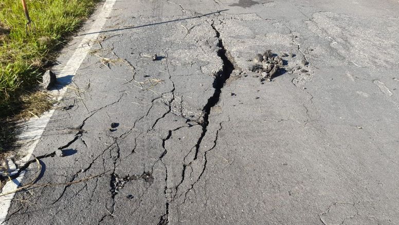 Corte total preventivo en la Ruta Provincial 1 a la altura de Colonia Teresa