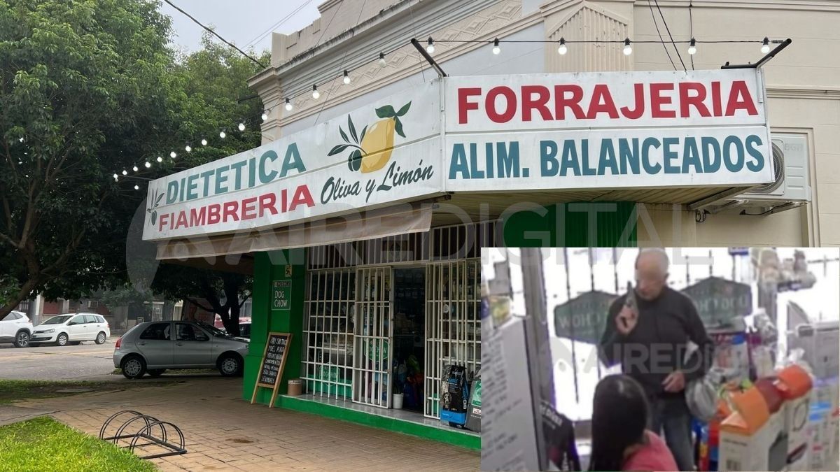 Barrio Sargento Cabral: un abuelo cometió un robo en una dietética