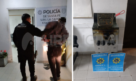 colastine norte: se robo una freidora y lo encontraron por los rastros de aceite colastine norte: se robo una freidora y lo encontraron por los rastros de aceite