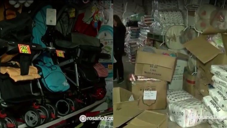 Robaron casi 200 mil pesos en mercadería en una pañalera