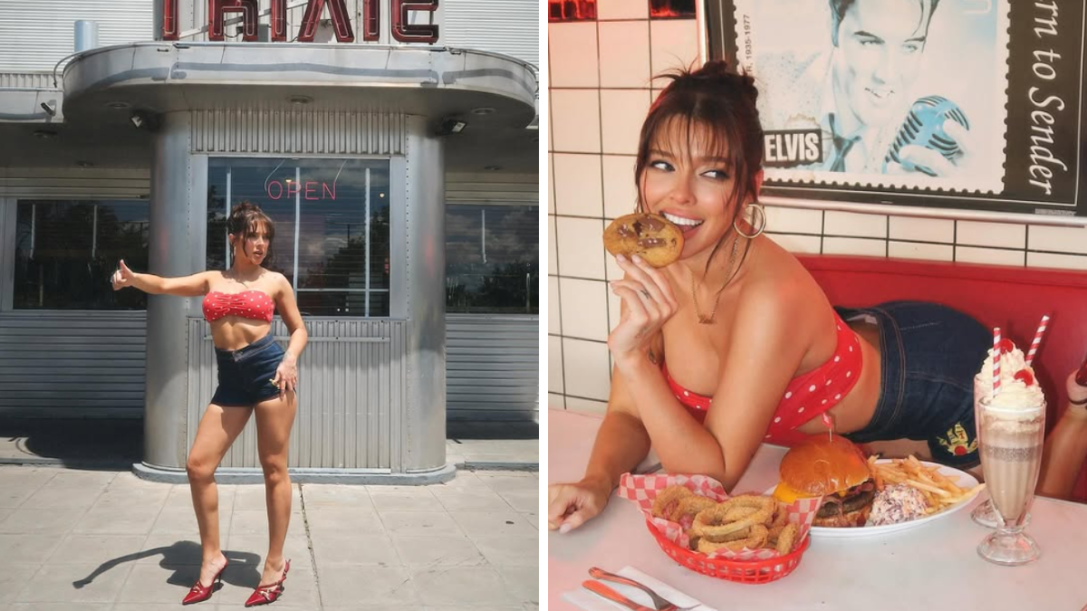 El look retro de Sofía Gonet.