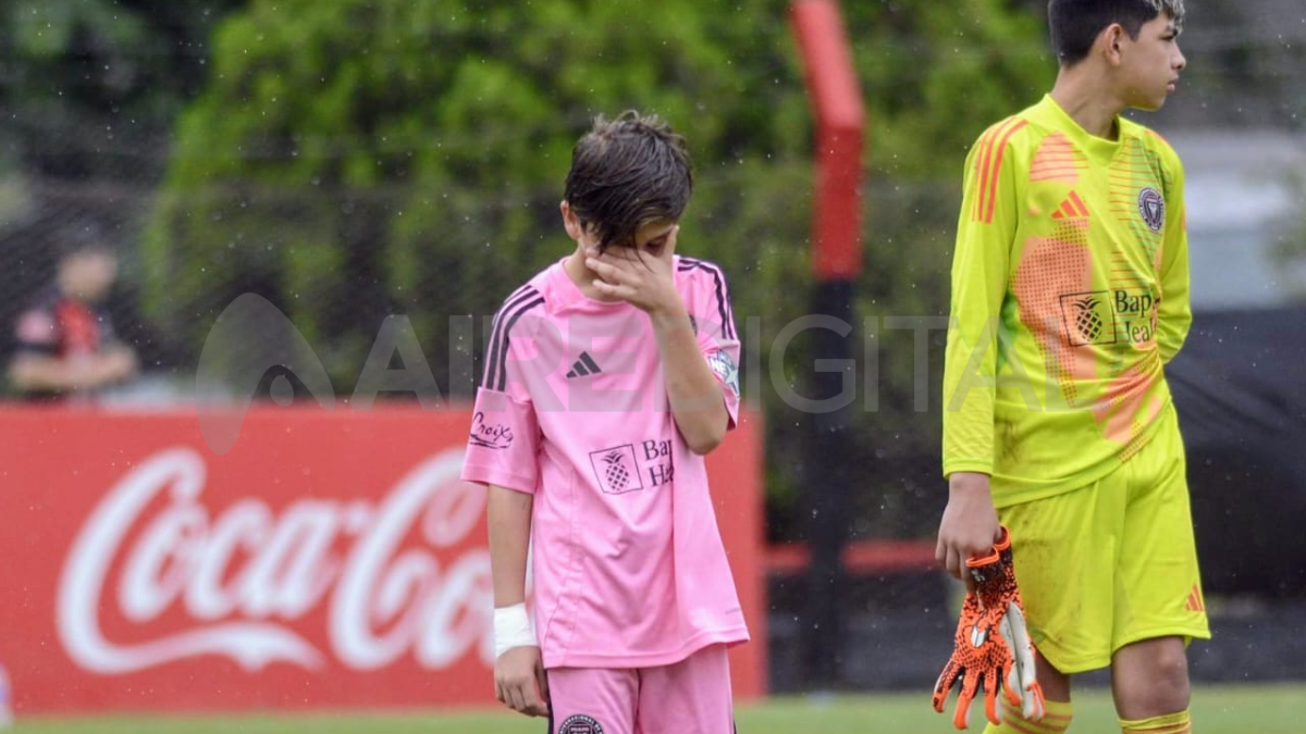 Thiago Messi con la Sub-13 del Inter Miami en la Newell's Cup. Thiago Messi con la Sub-13 del Inter Miami en la Newell's Cup.