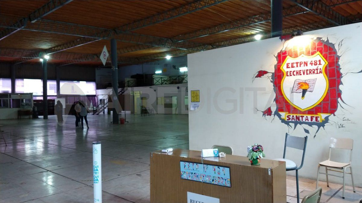 La escuela Esteban Echeverría. 