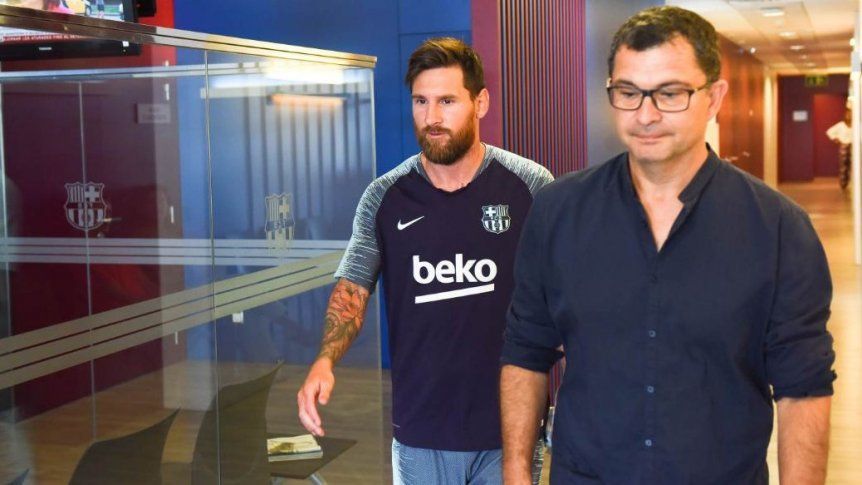 Messi volvió a los entrenamientos