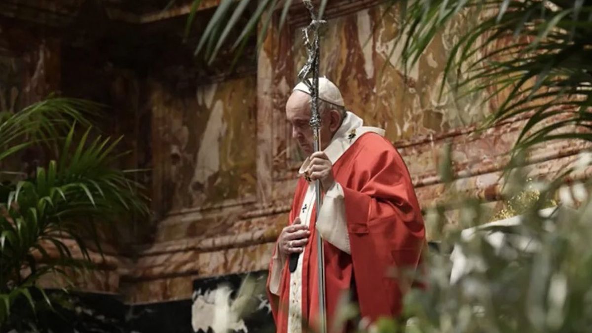 El papa Francisco celebró este domingo la misa del Domingo de Ramos