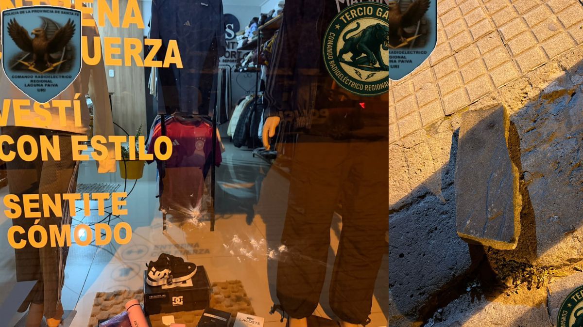 El sospechoso fue interceptado durante la madrugada en las calles de Laguna Paiva. La Policía también constató daños en un comercio. El sospechoso fue interceptado durante la madrugada en las calles de Laguna Paiva. La Policía también constató daños en un comercio.