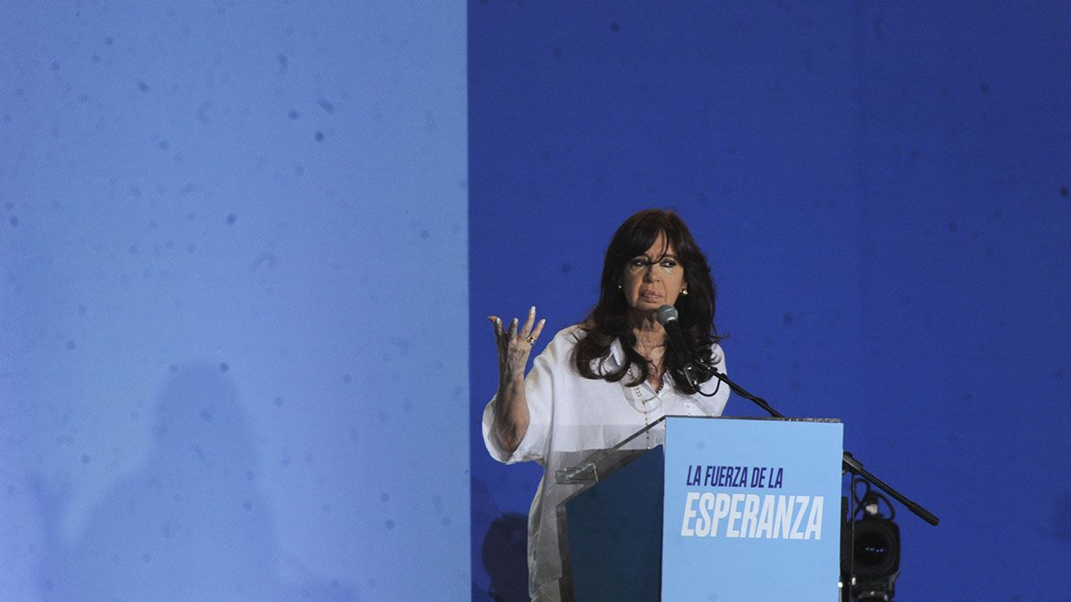 La vicepresidenta de la Nación