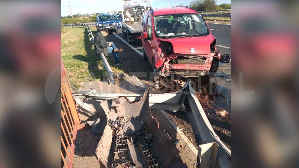 Los ocupantes del auto se negaron a recibir atención médica