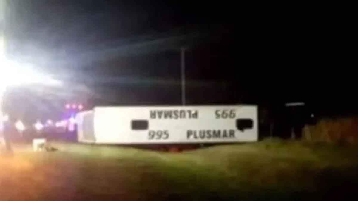 El accidente se produjo alrededor de las 4:00 en el kilómetro 133