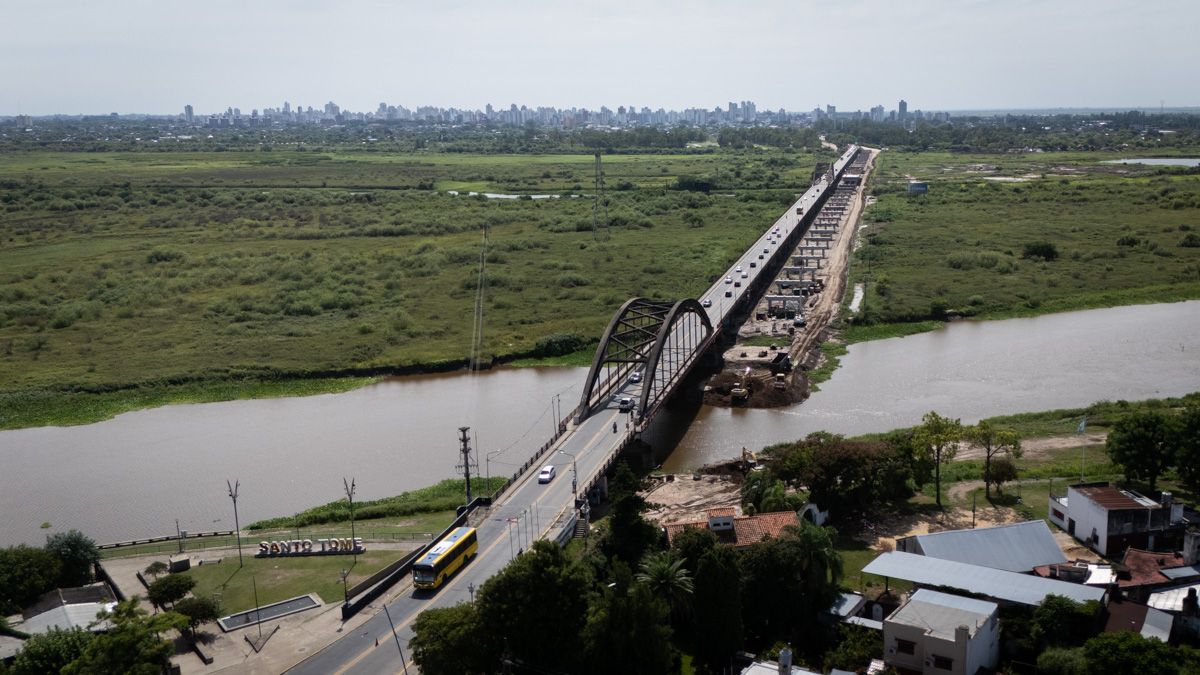 Así estaba la construcción del nuevo puente a mediados de febrero de 2026. Así estaba la construcción del nuevo puente a mediados de febrero de 2026.