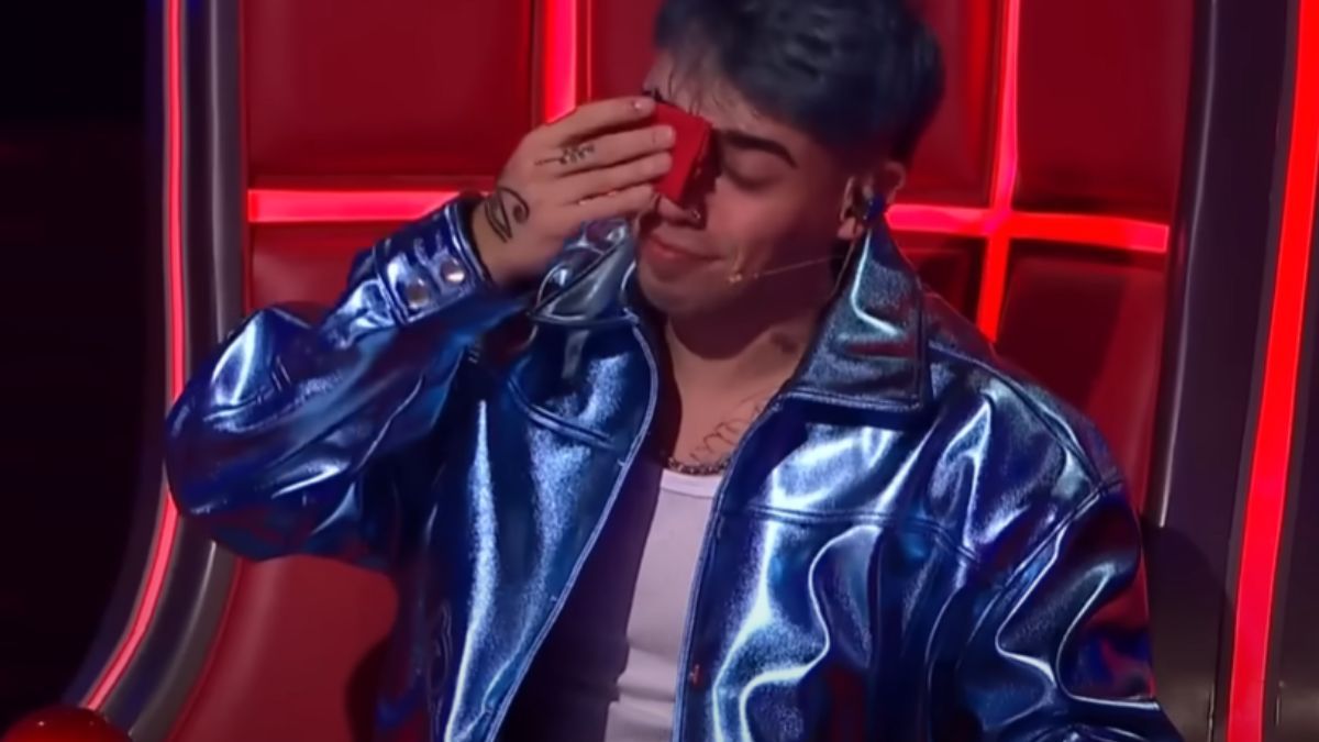 Luck Ra se emocionó durante la última batalla de su equipo en La Voz Argentina.