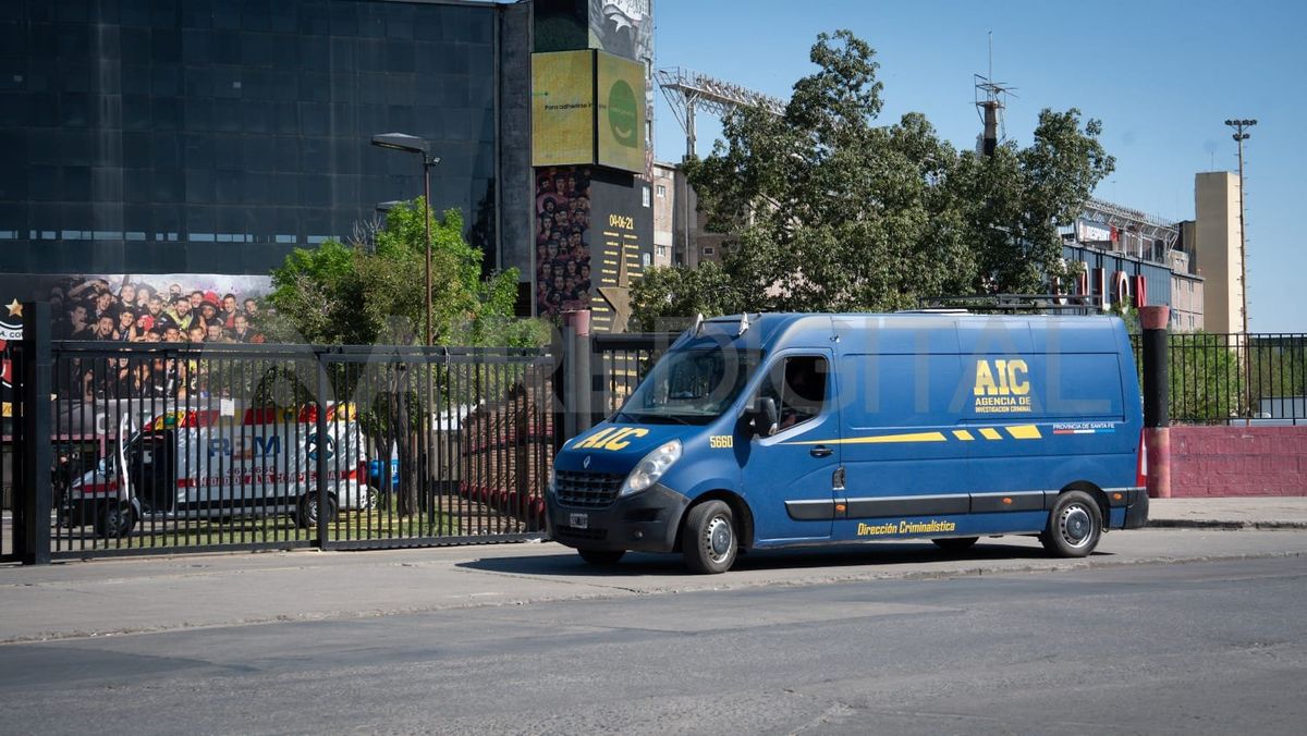 El allanamiento en la sede de Colón comenzó a las 9 de la mañana.