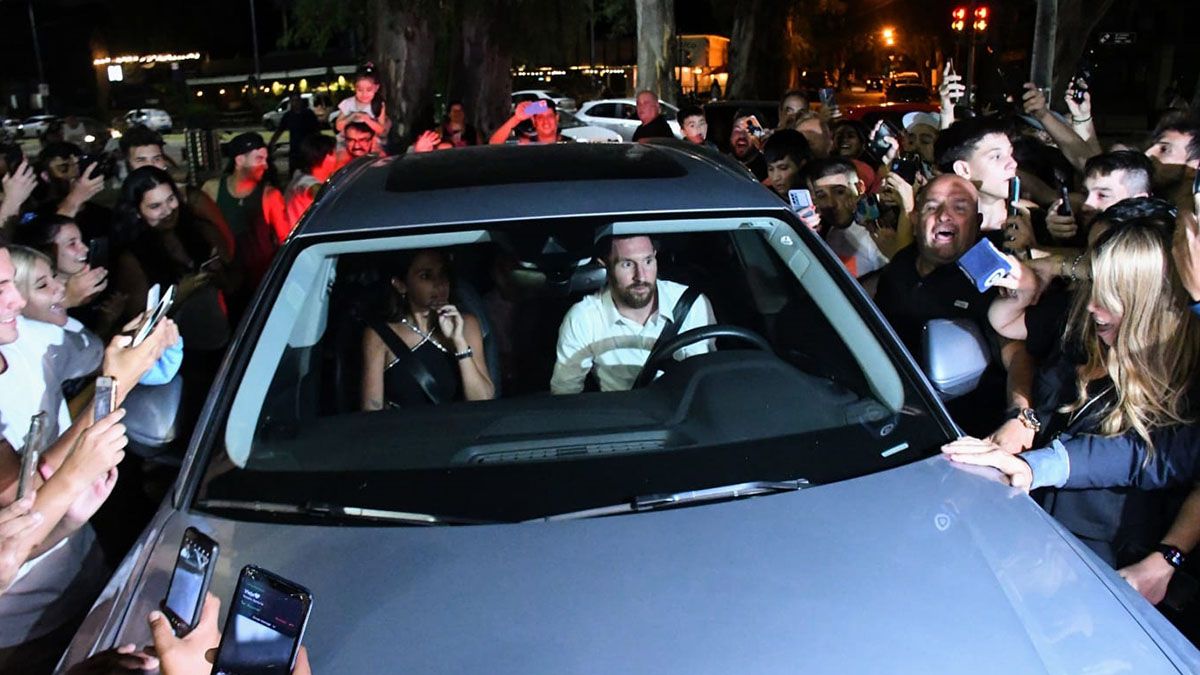 La fiesta de la sobrina de Leo Messi se desarrolla en el salón Punta Barranca