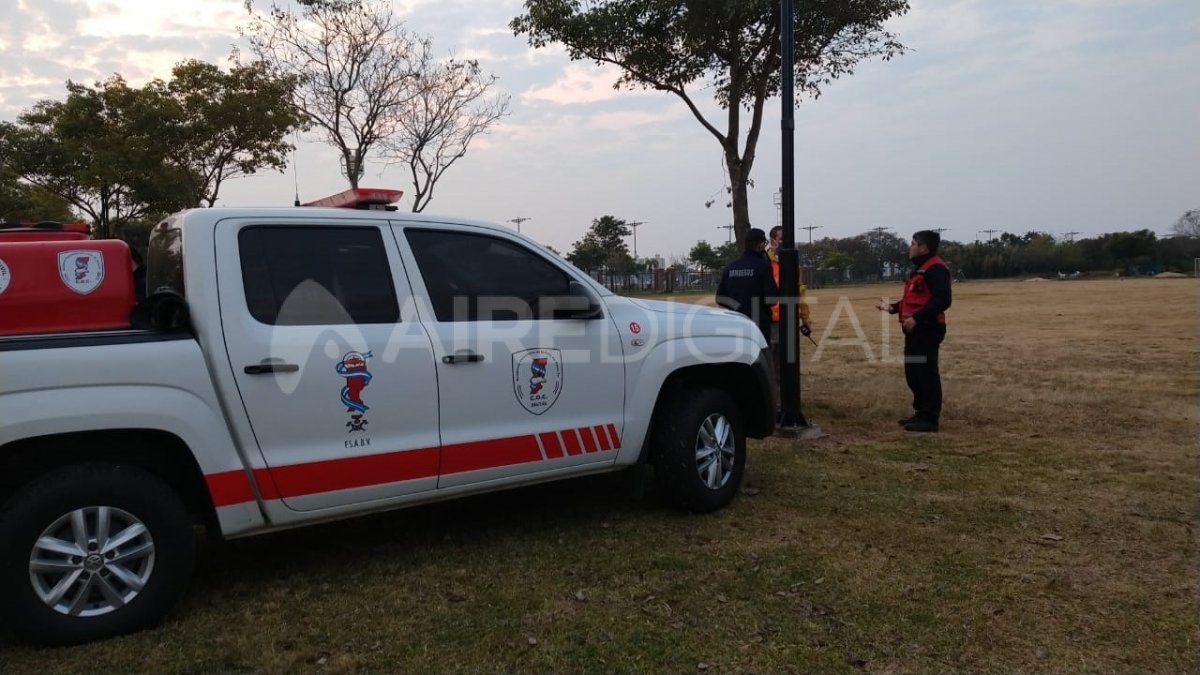 Personal de la Brigada A&eacute;rea Policial particip&oacute; del operativo.&nbsp;