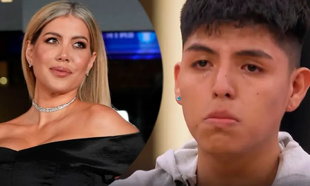 La angustia de Wanda Nara en MasterChef al hablar con Antonio La angustia de Wanda Nara en MasterChef al hablar con Antonio