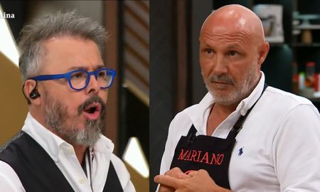 Fuertisimo cruce entre Mariano Dalla Libera y Donato de Santis en MasterChef Fuertisimo cruce entre Mariano Dalla Libera y Donato de Santis en MasterChef