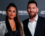Anto Roccuzzo junto a Messi Anto Roccuzzo junto a Messi