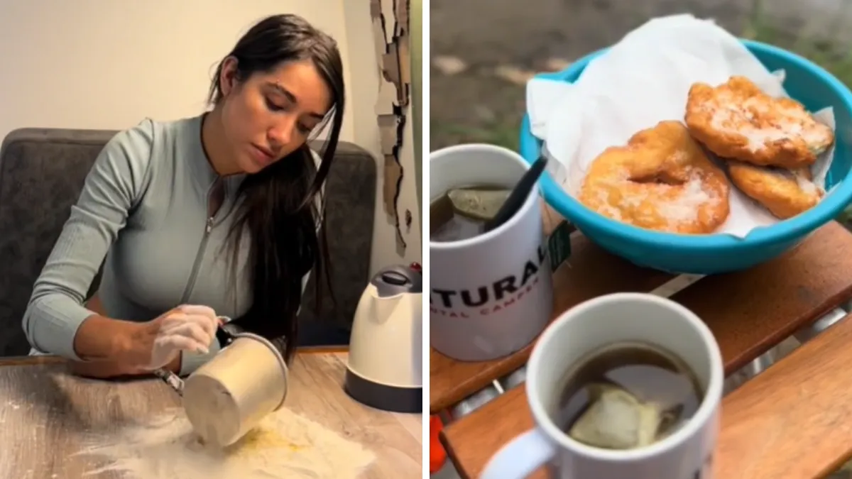 María Becerra compartió su receta de tortas fritas. María Becerra compartió su receta de tortas fritas.